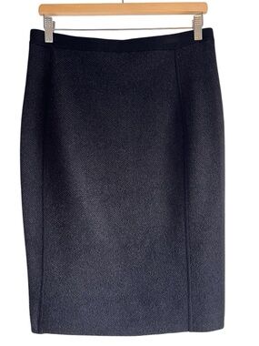 Eileen Fisher wool knit pull on slim fit pencil skirt size M excellent condition